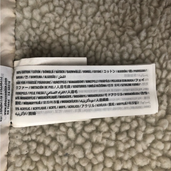 Abercrombie & Fitch Navy Winter Parka Jacket - Picture 2 of 13